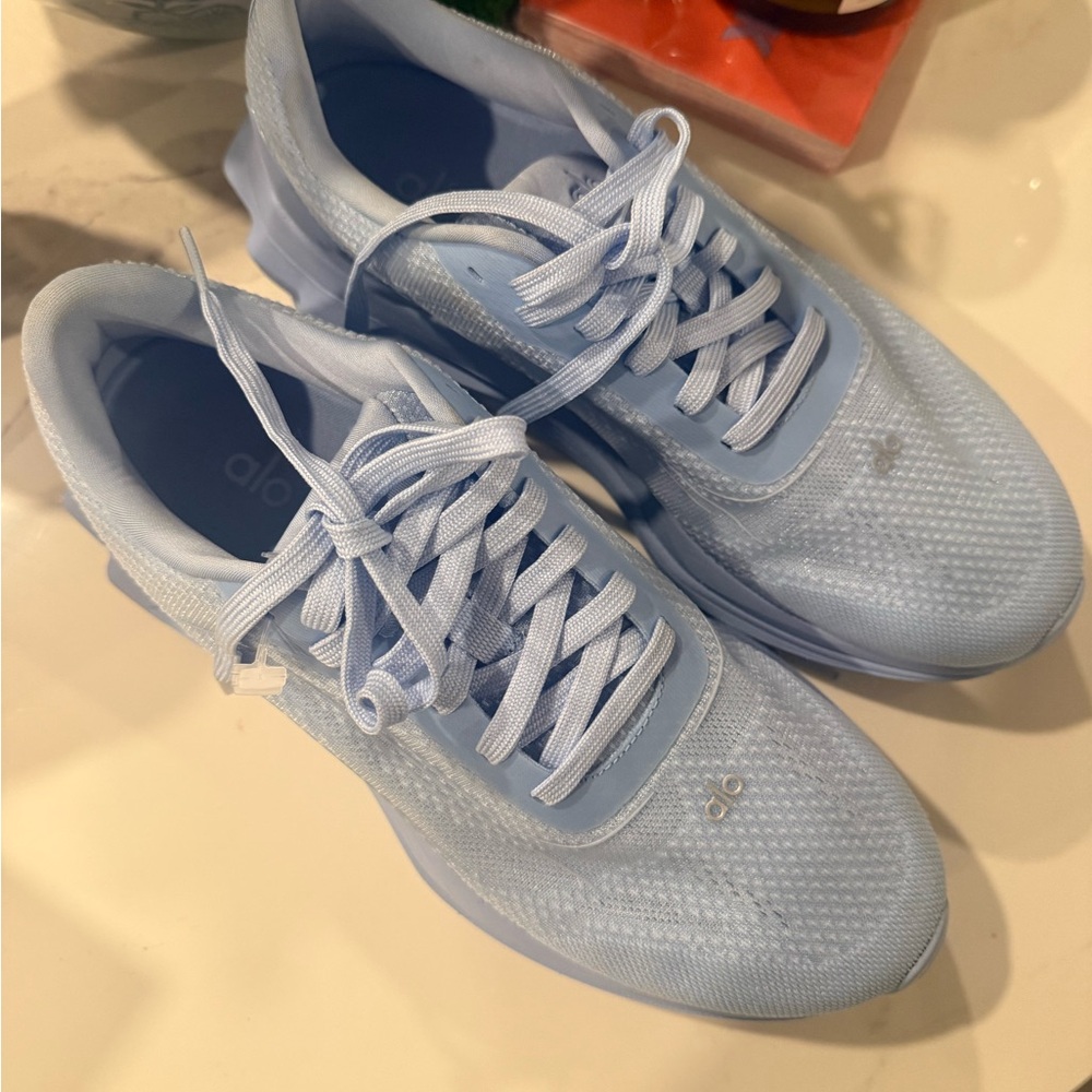 ALO Yoga Blue Women's Sneakers - Picture 9 of 10